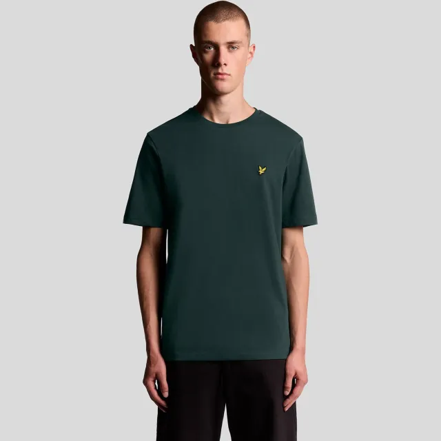 Lyle & Scott regular fit T-shirt - donkergroen, foto 3
