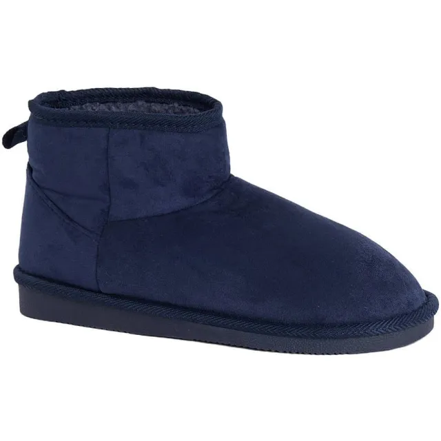 America Today Vergil Jr suède pantoffels - donkerblauw