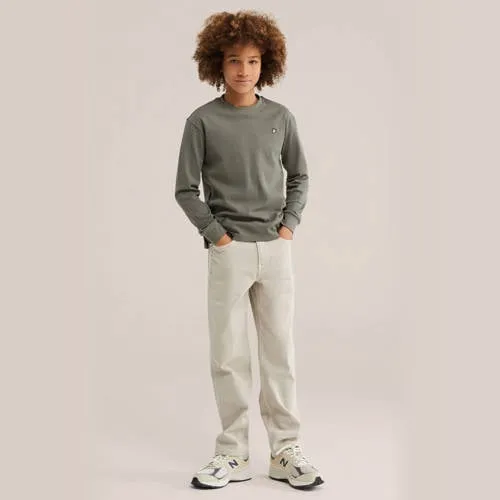 WE Fashion longsleeve - kaki, foto 3