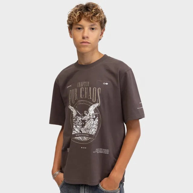Redefined Rebel Benny t-shirt donkergrijs
