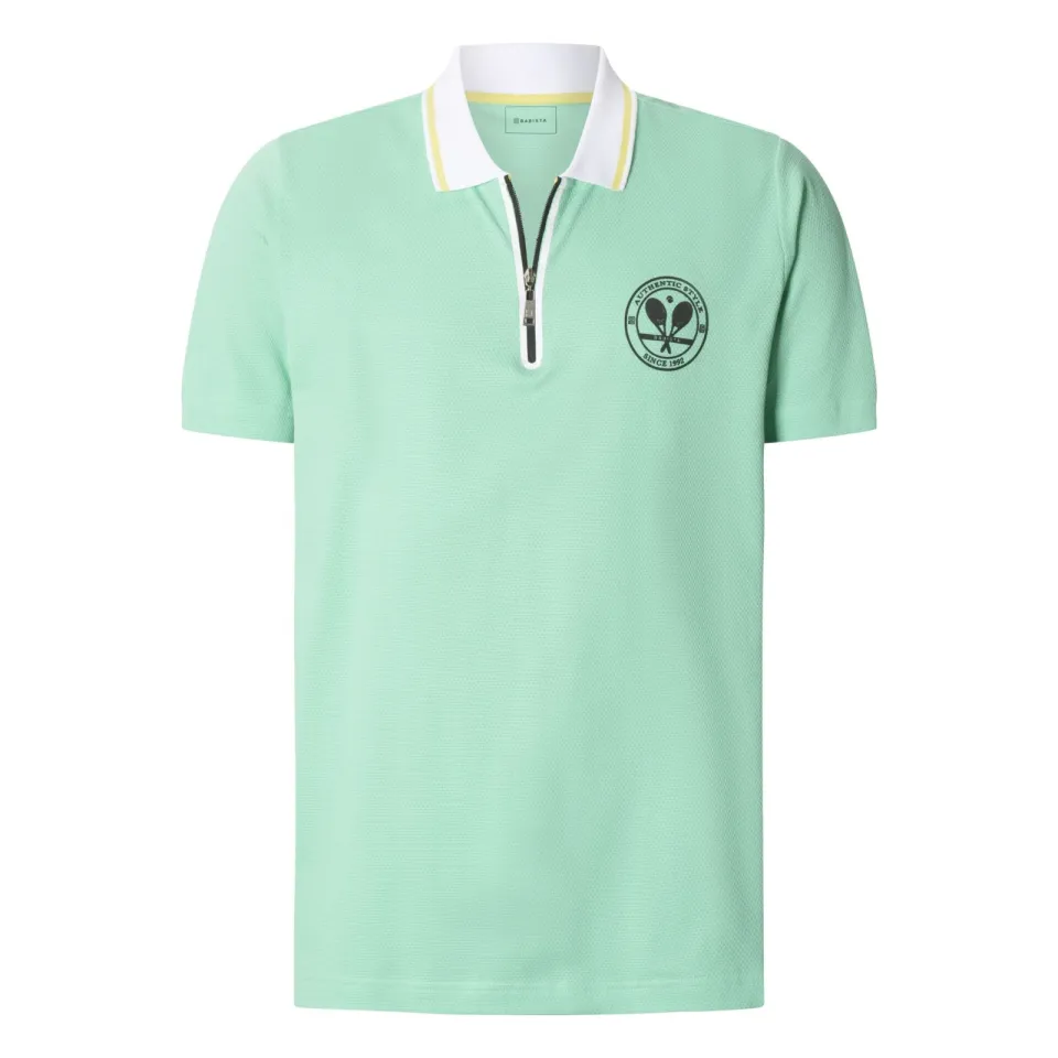 Babista regular fit polo Plus Size met print - mintgroen, foto 2