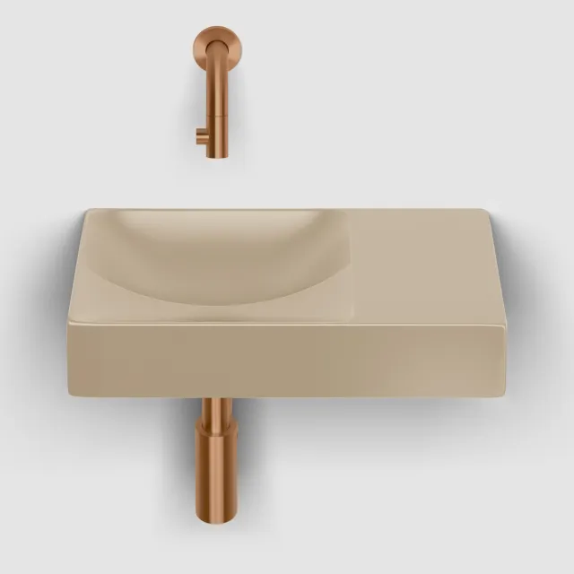 Clou Fonteinset Clou Vale Incl. Toebehoren 7x38 Cm Mat Mosterd Beige