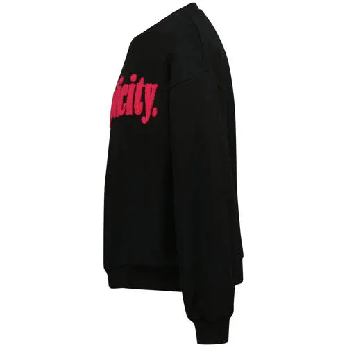 sweater zwart Tekst | Sweater van Raizzed, foto 2