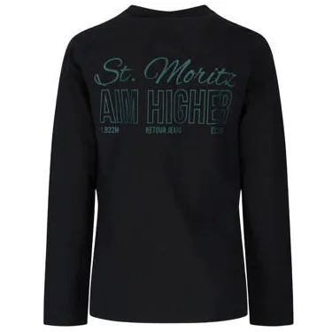 Retour Jeans longsleeve met backprint zwart, foto 2