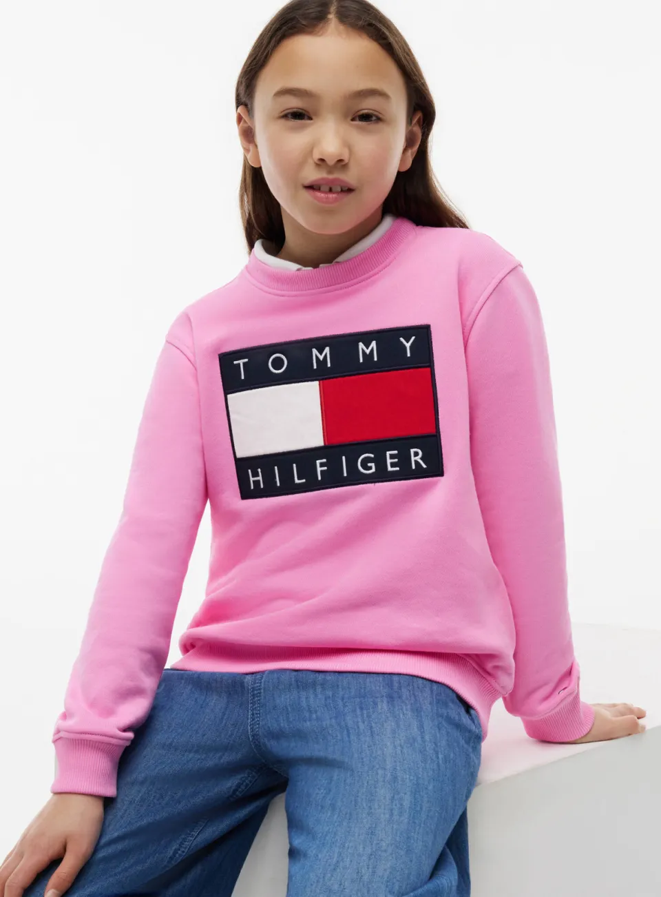 Tommy Hilfiger sweater - roze, foto 4