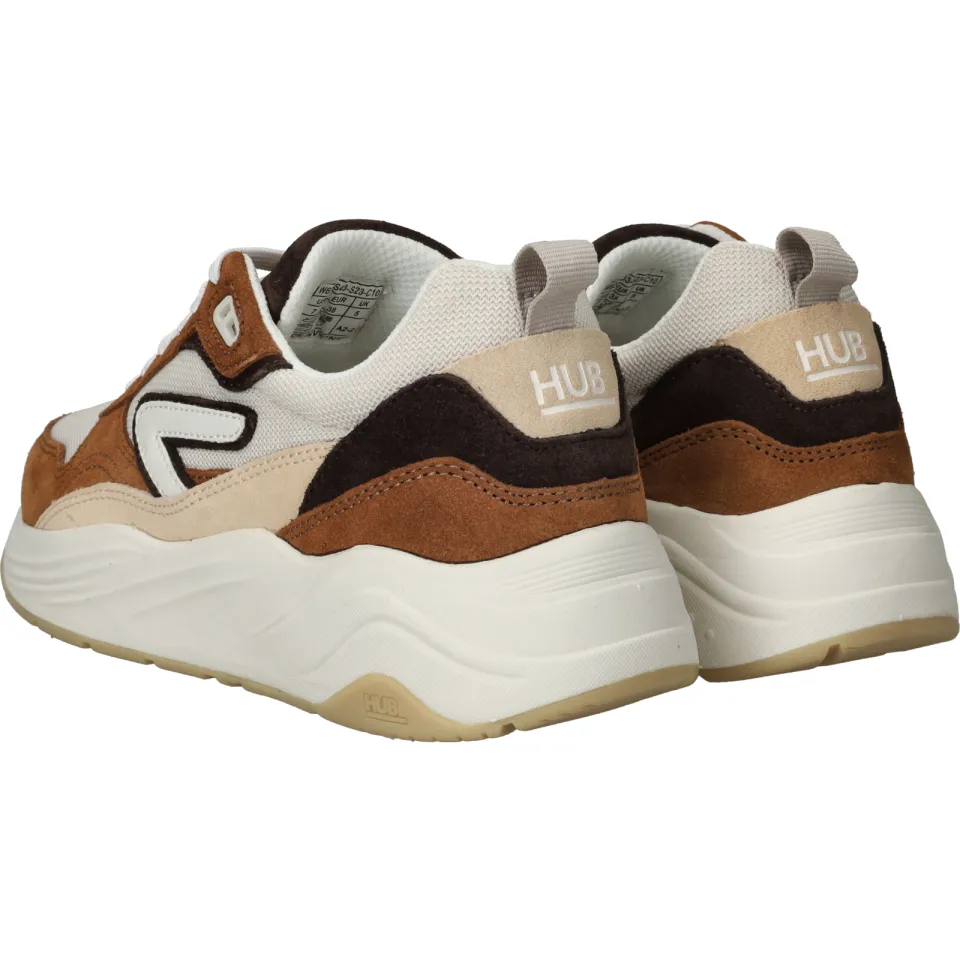 Hub Glide lage sneakers dames cognac, foto 5