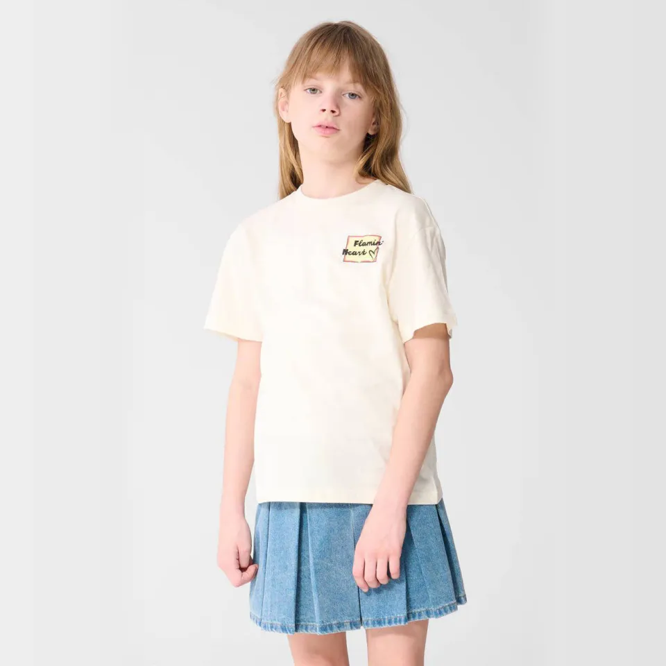 Shoeby T-shirt met backprint ecru