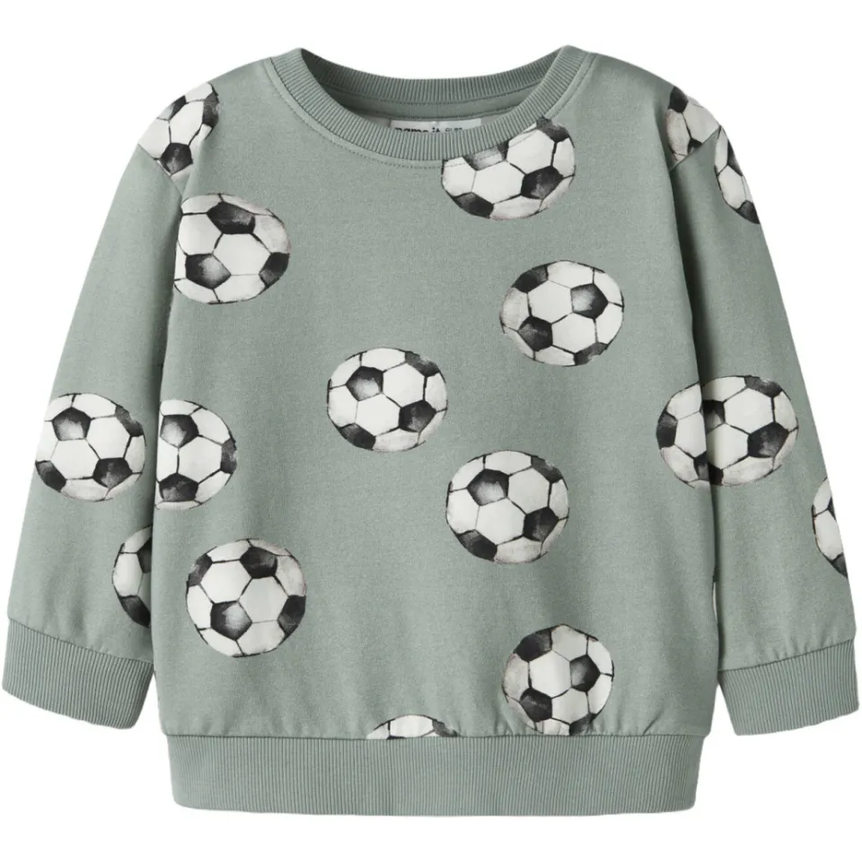 NAME IT MINI sweater met print - lichtgroen, foto 2