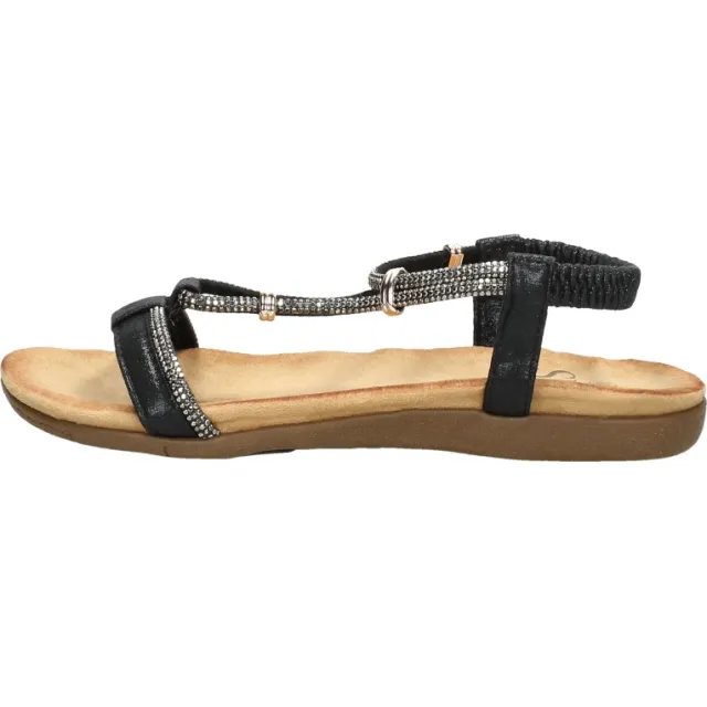 Sub55 Comfortabel sandalen zwart, foto 2