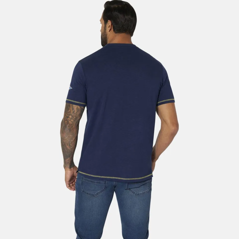 Jan Vanderstorm Mattgur T-shirt donkerblauw, foto 6