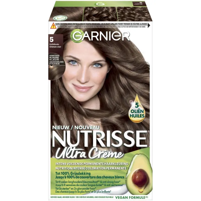 Garnier Nutrisse Ultra Crème haarkleuring 5 lichtbruin, foto 2