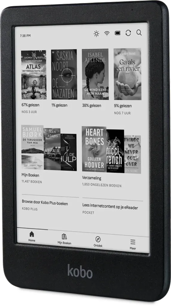 Kobo Clara BW e-reader zwart, foto 5