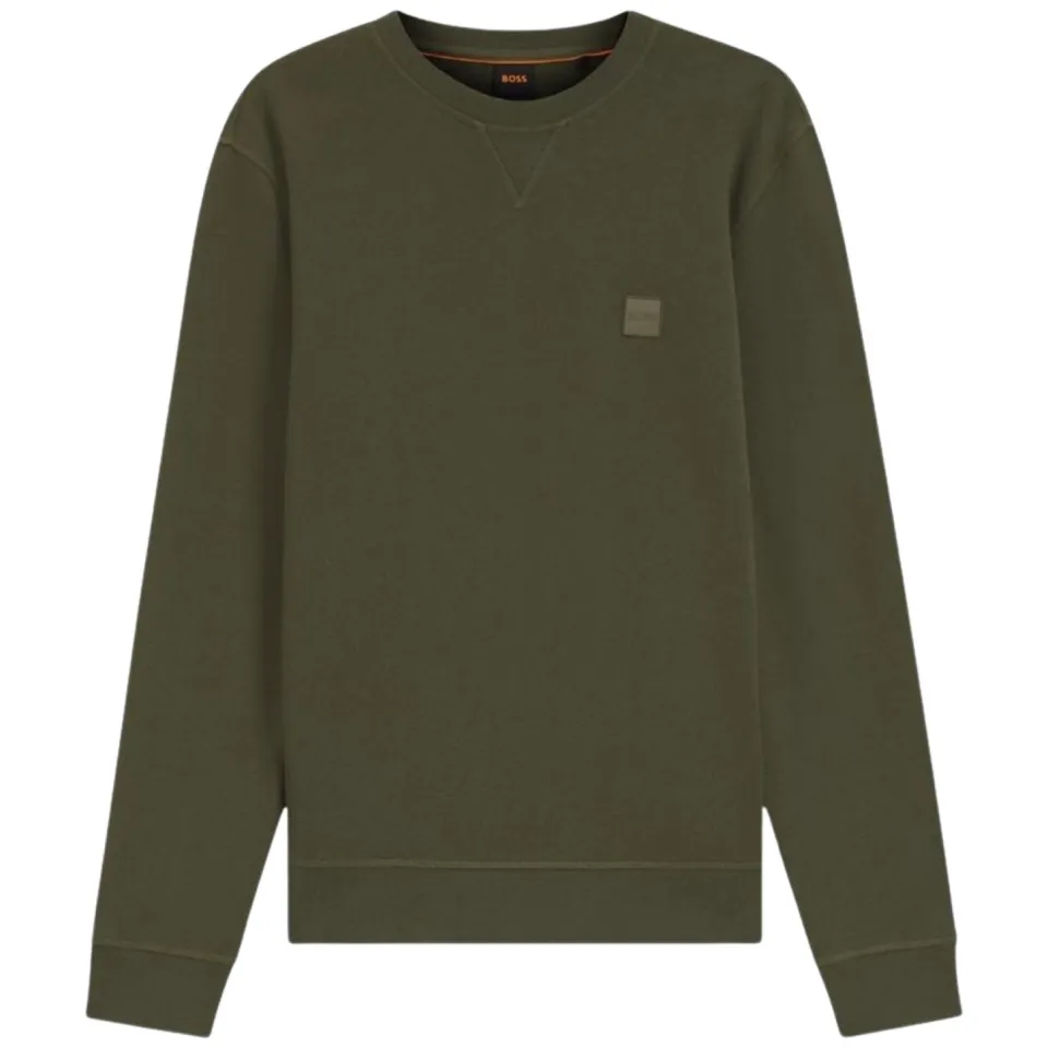 Boss sweater met logo - groen, foto 2
