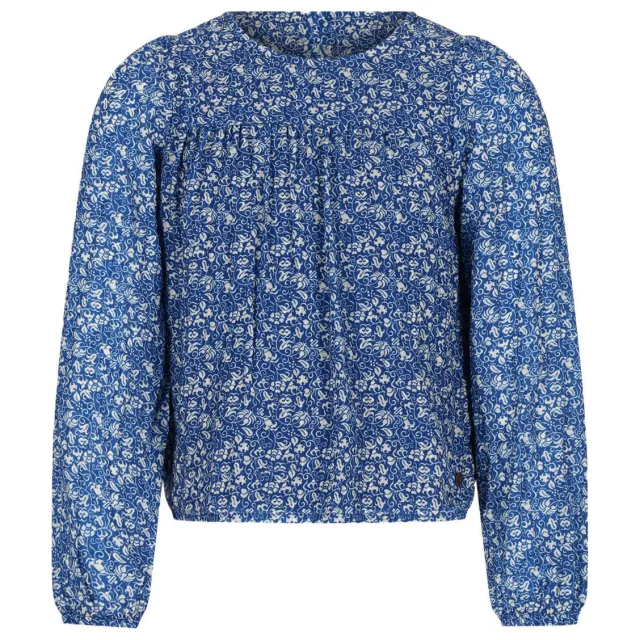 Nono Tinne gebloemde blousetop blauw, foto 2