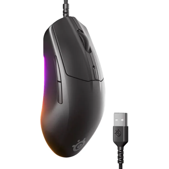 SteelSeries Rival 3 Gen 2 Gaming Muis Zwart