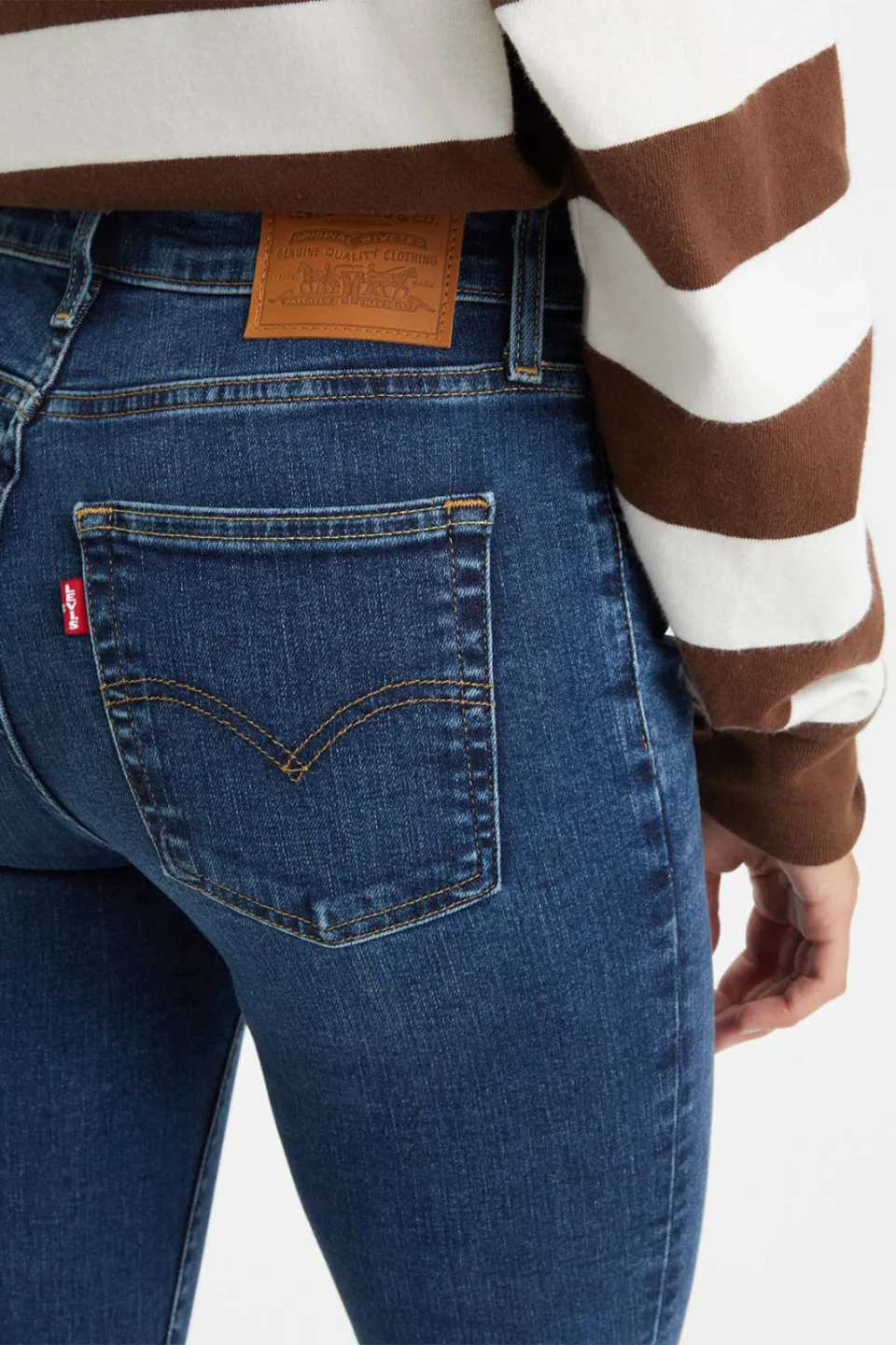 Levi's 721™ High Rise Skinny Jeans dark blue denim, foto 4
