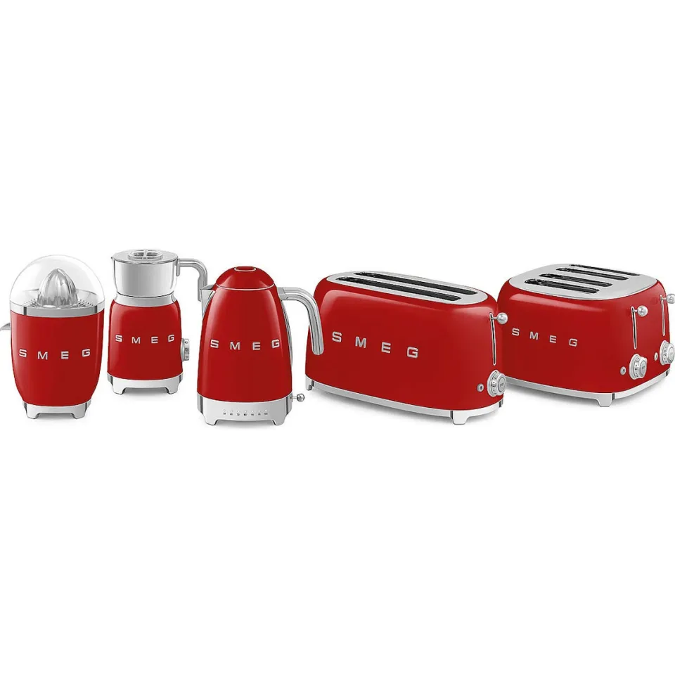 Smeg TSF03RDEU broodrooster rood, foto 3