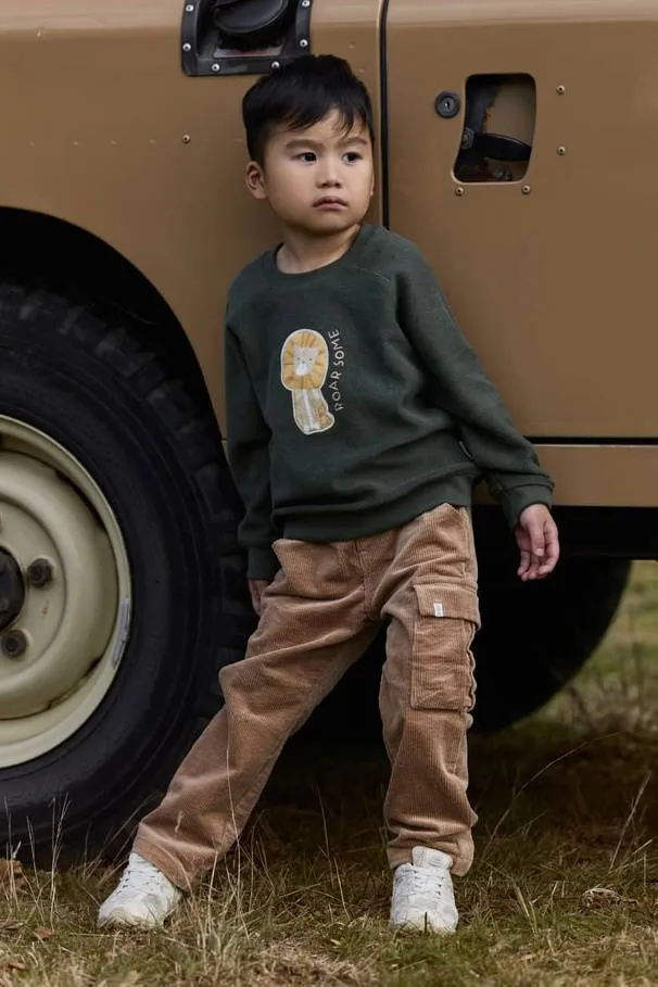 Little Dutch sweater met print - donkergroen, foto 6