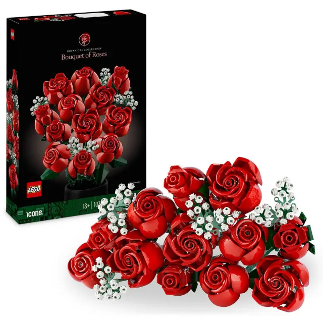 Lego Botanical Collection Rozenboeket Decoratief Bloemen Bouwpakket uit de Botanical Collection 10328 Rozenboeket 10328