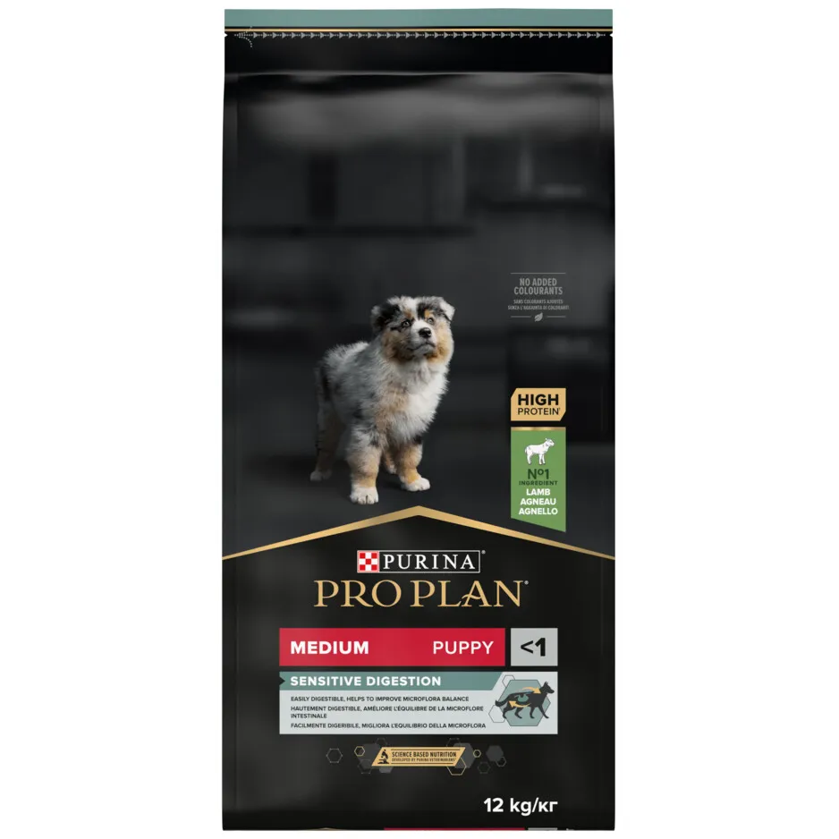 Pro Plan Medium Puppy Sensitive Digestion lam hondenvoer droog, foto 4