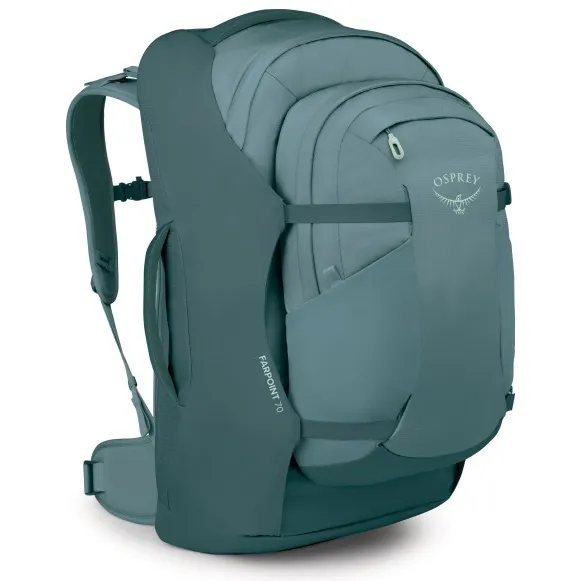 Osprey Farpoint 70 reisrugzak turkoois blauw, foto 3