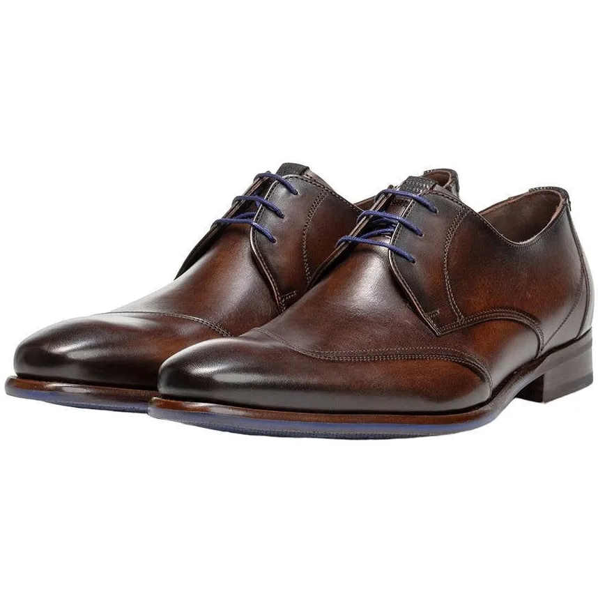 Floris Van Bommel veterschoenen bruin, foto 4