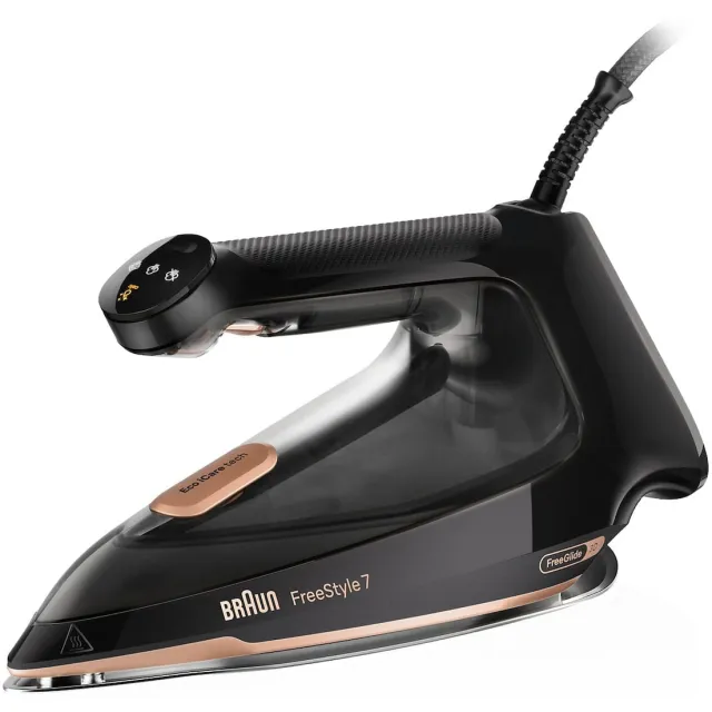 Braun FI 7276 BK Freestyle 7 Stoomstrijkijzer Zwart zwart-koper