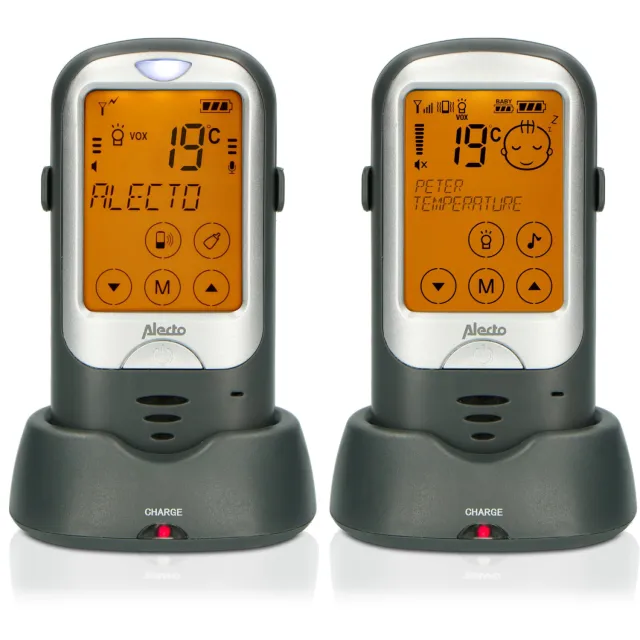 Alecto DBX68GS outdoor babyfoon zwart