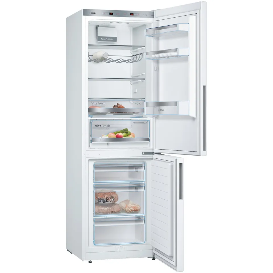 Bosch KGE36AWCA Koel-vriescombinatie Wit, foto 2