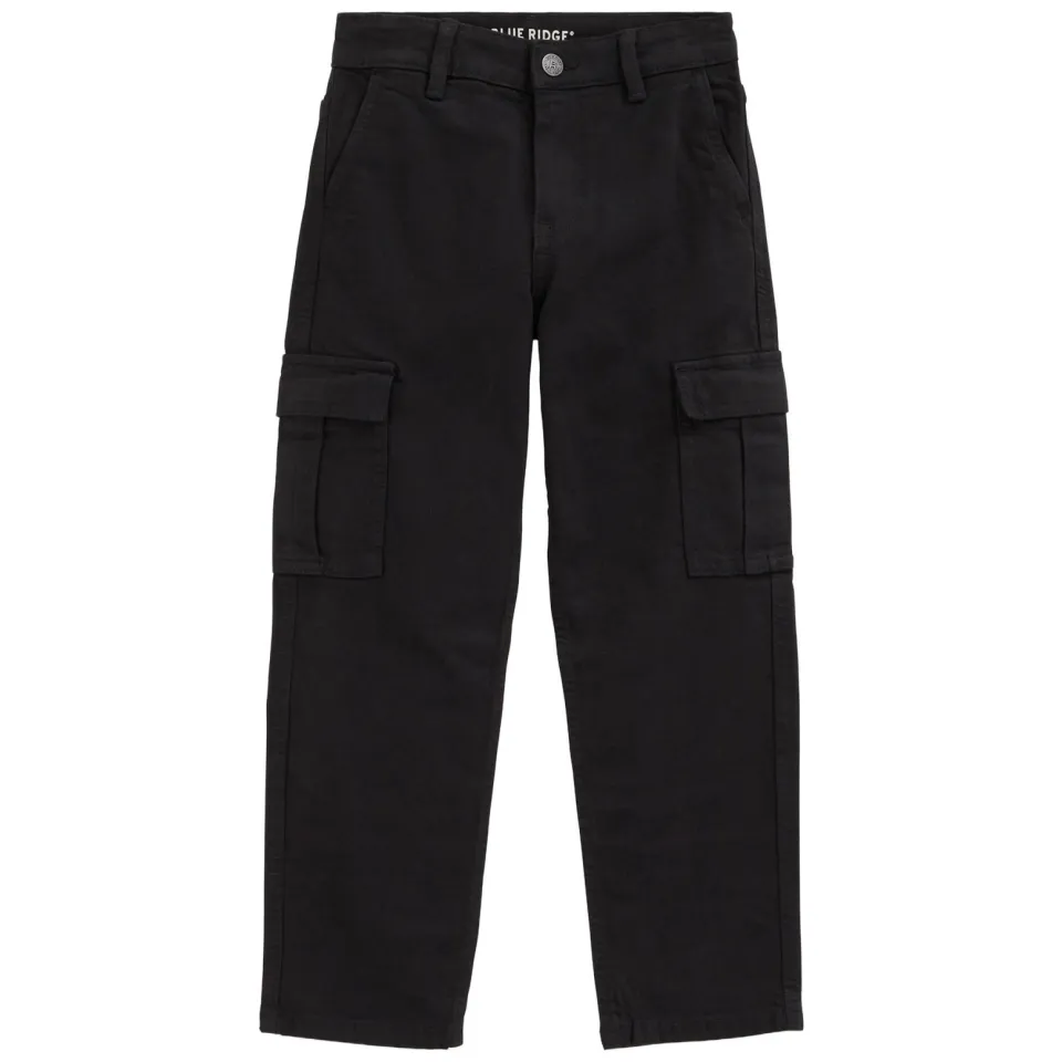 WE Fashion Blue Ridge cargobroek zwart, foto 2