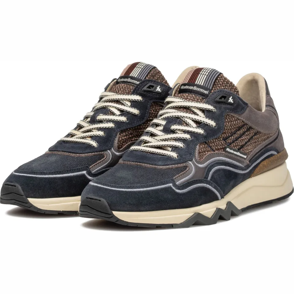 Floris Van Bommel SFM-10198 De Zager lage sneaker navy, foto 2