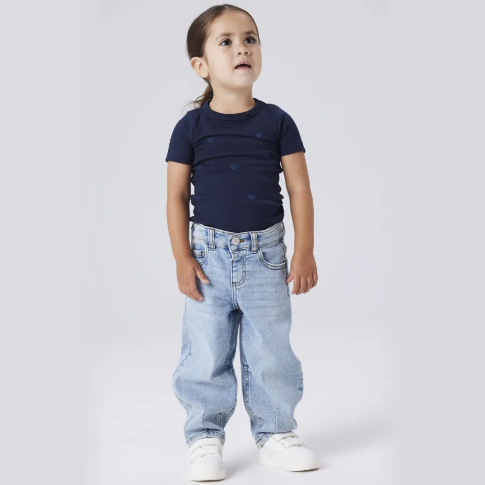 NAME IT MINI baggy jeans medium blue denim
