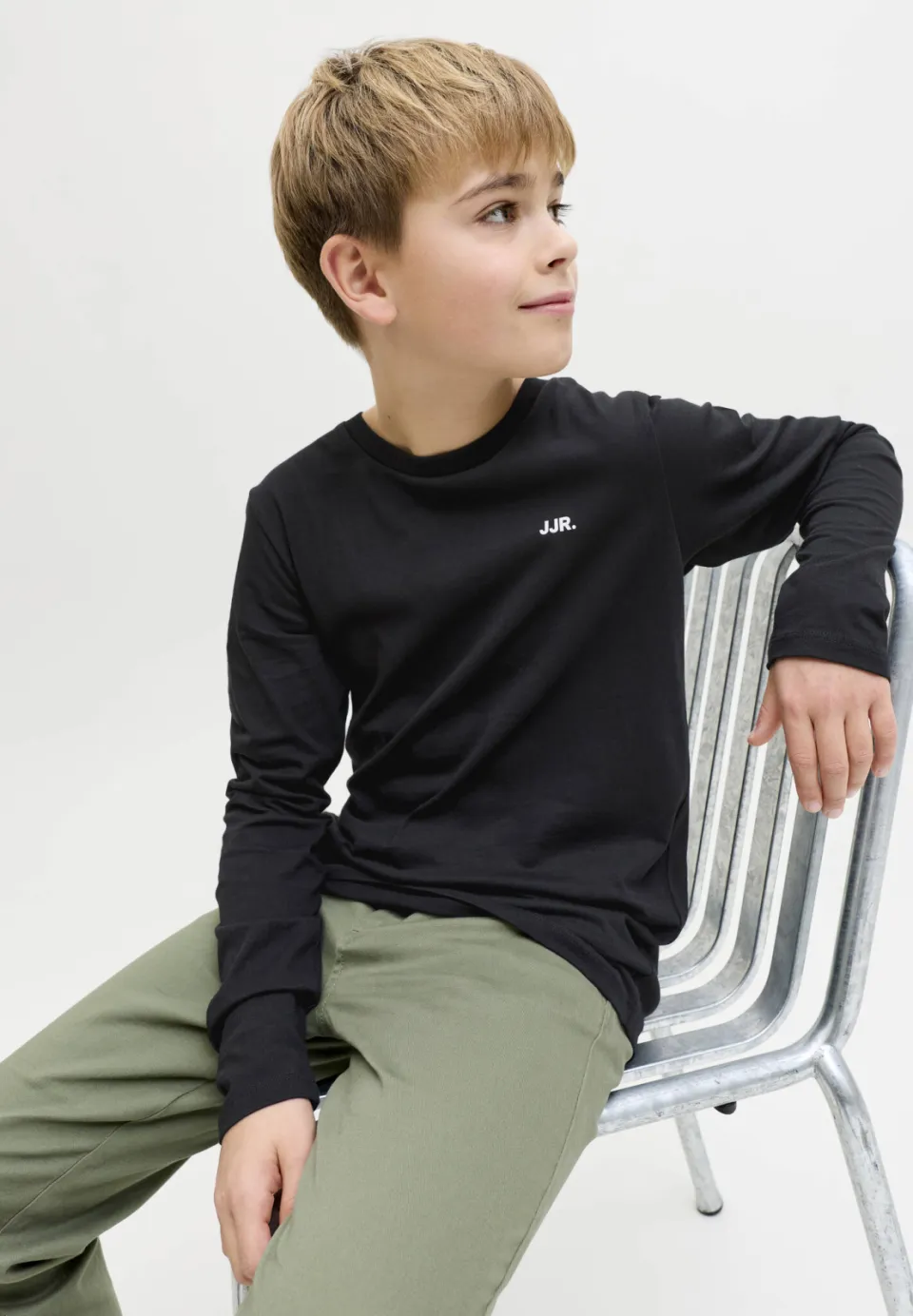JJ Rebel JUNIOR longsleeve zwart