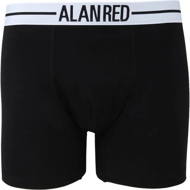 Alan Red Lasting boxershorts zwart 2-pack