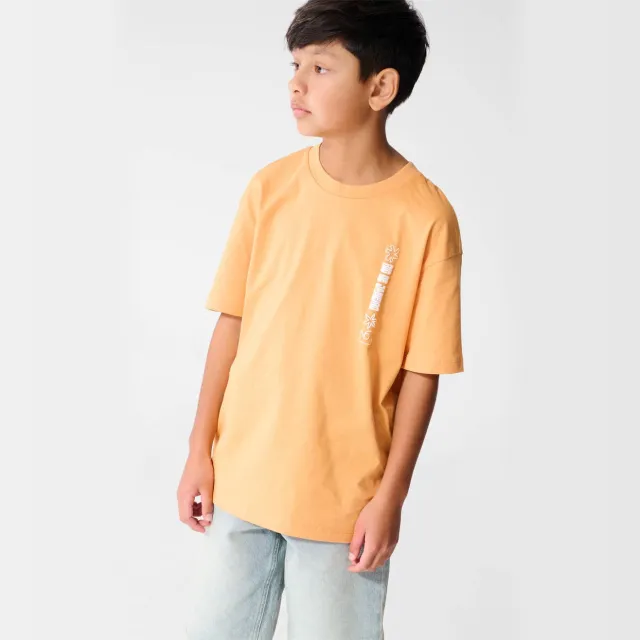 Shoeby t-shirt met backprint oranje, foto 5