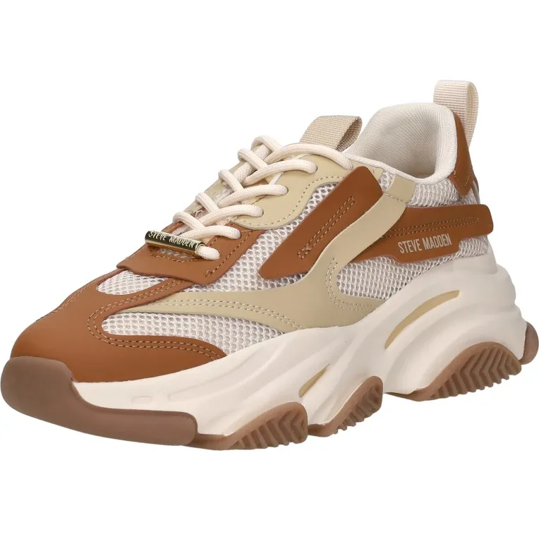 Steve Madden Possession-E lage sneakers cognac, foto 3