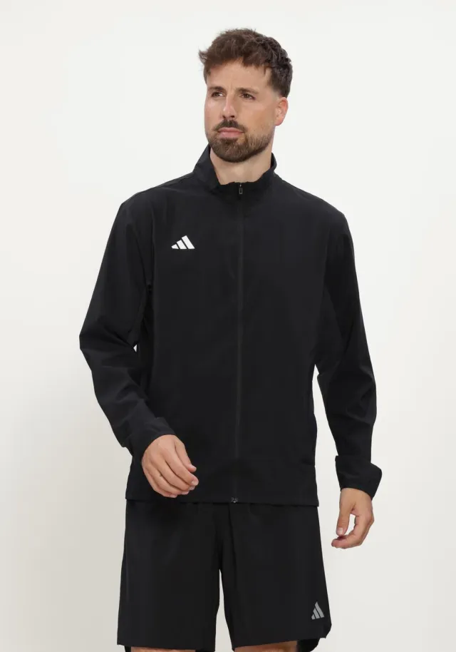 Adidas Heren Jassen Adizero E Jckt - Zwart Grijs/Zwart