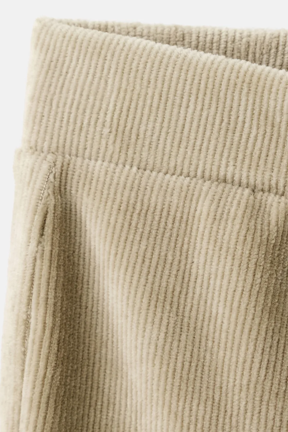 Mango Kids flared corduroy broek zand, foto 2