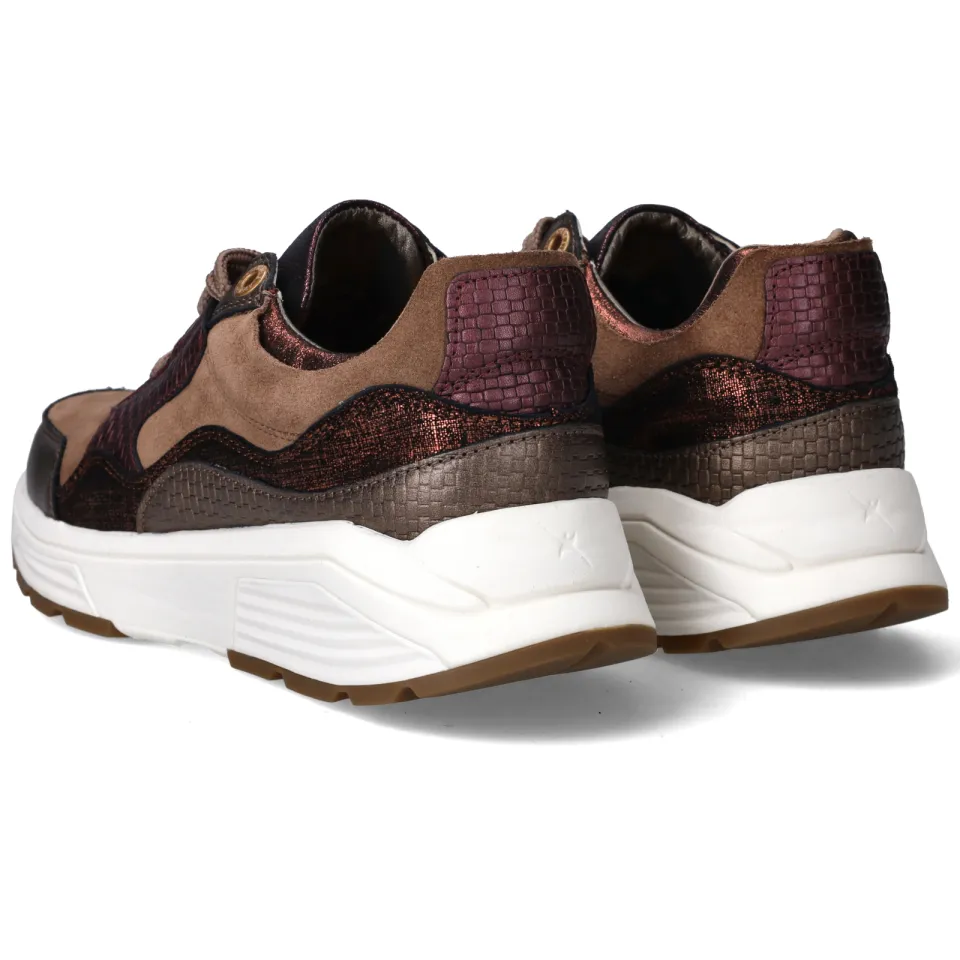 Xsensible Golden Gate sneaker bruin, foto 3