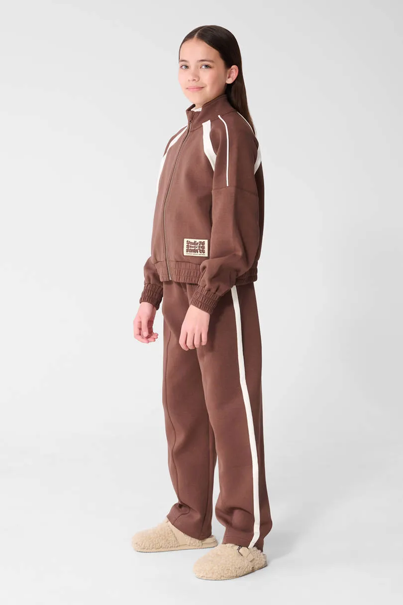 Shoeby casual broek bruin, foto 7
