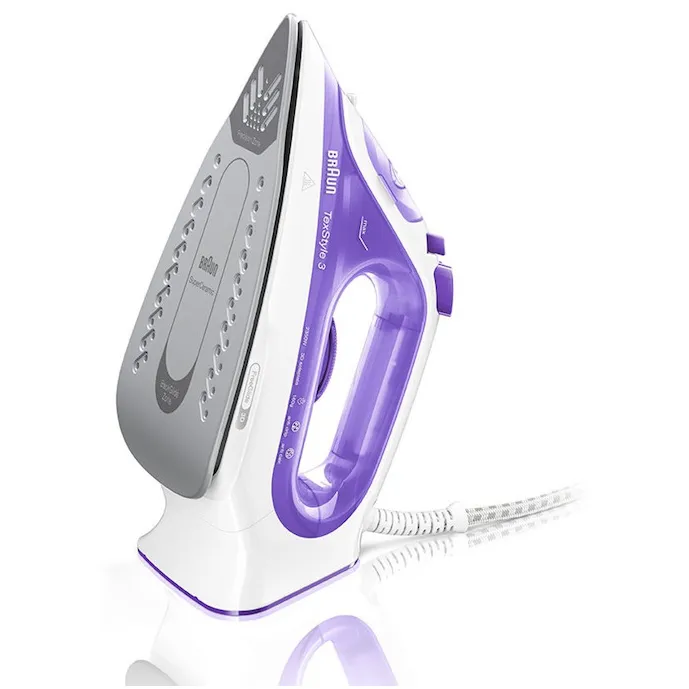 Braun SI3042VI TexStyle 3 stoomstrijkijzer paars, foto 3