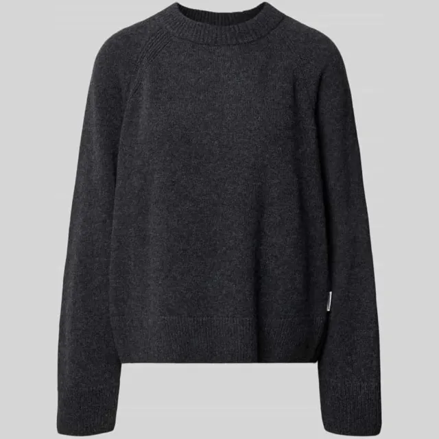 ARMEDANGELS Loose fit pullover van pure wol Zwart