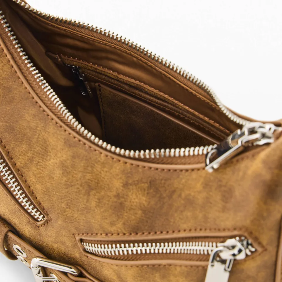 Desigual Valentine Heave schoudertas camel, foto 4