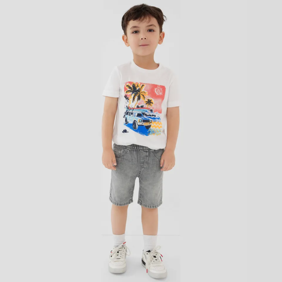 S.Oliver short grey denim, foto 4
