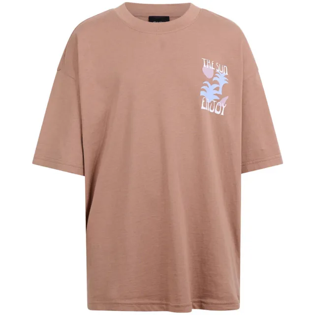 Shoeby T-shirt met backprint lichtbruin