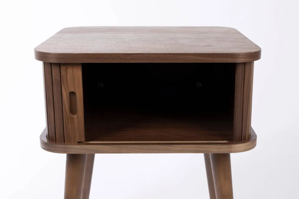 Zuiver bijzettafel Barbier walnoot, foto 6