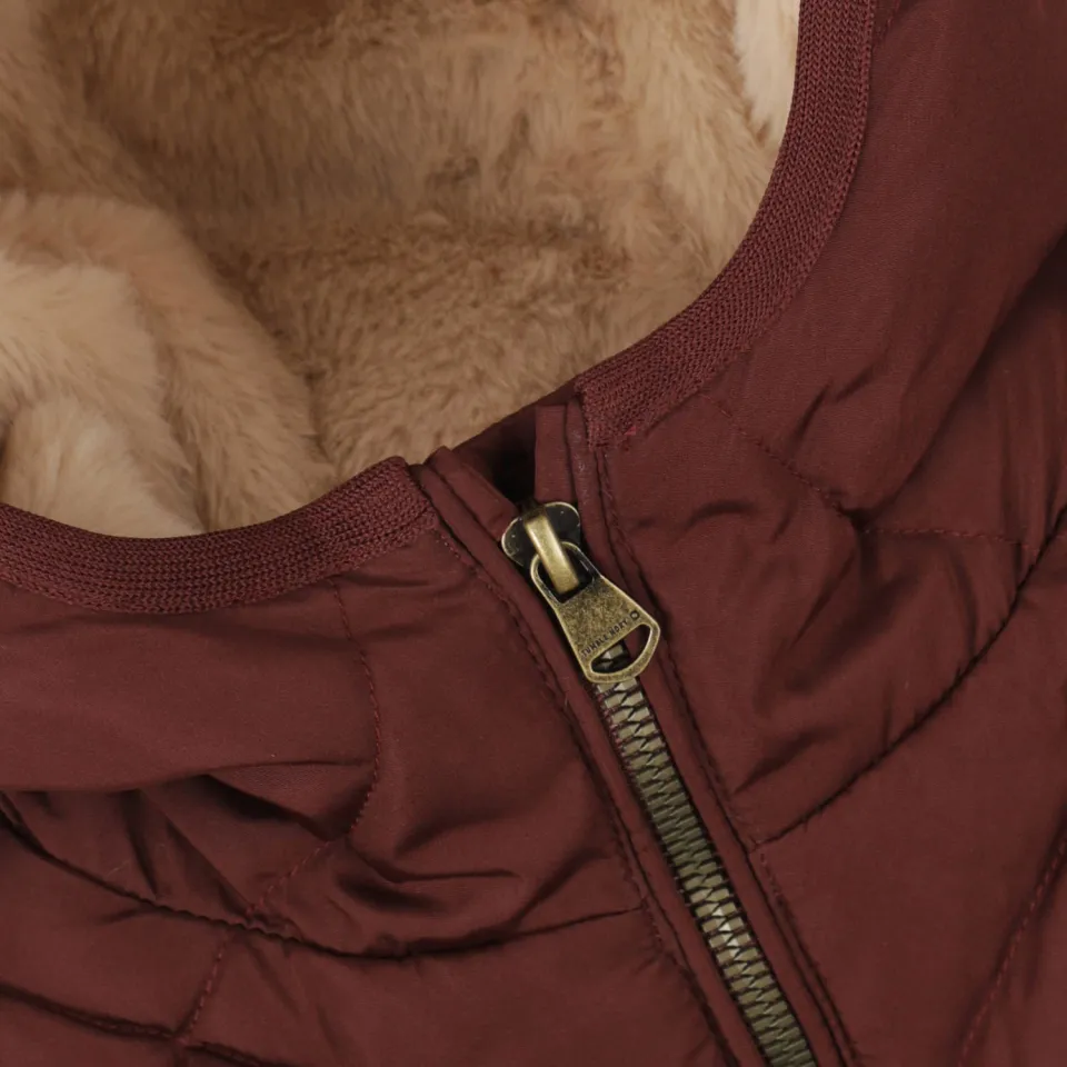Tumble 'n Dry quilted winterjas donkerbruin, foto 4