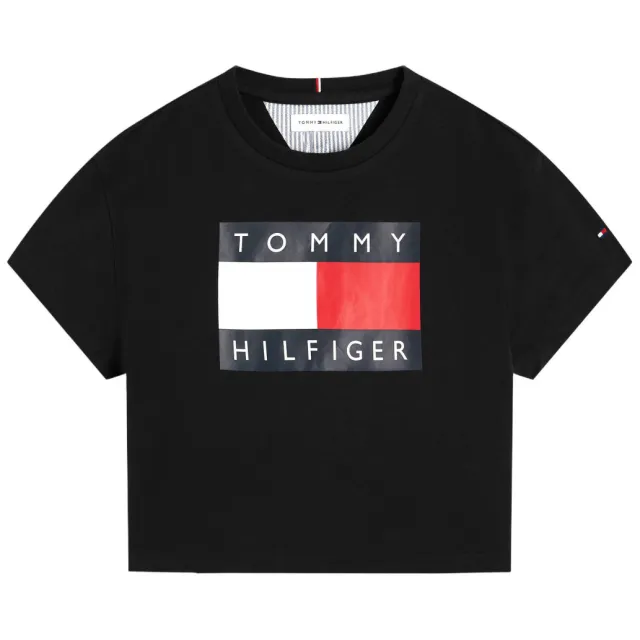 Tommy Hilfiger Heritage Flag t-shirt zwart, foto 2