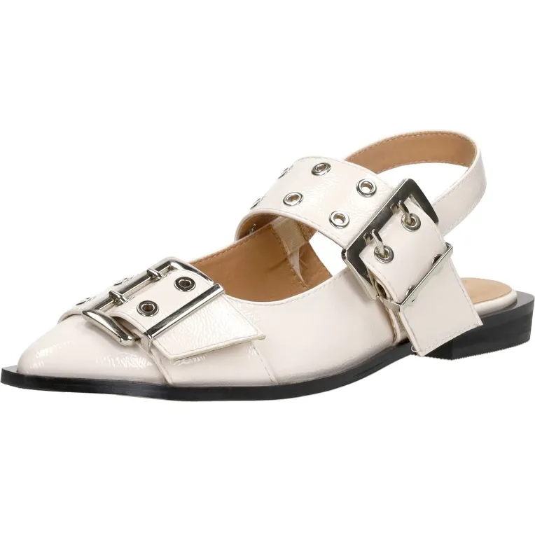Shoecolate slingbacks gebroken wit, foto 3