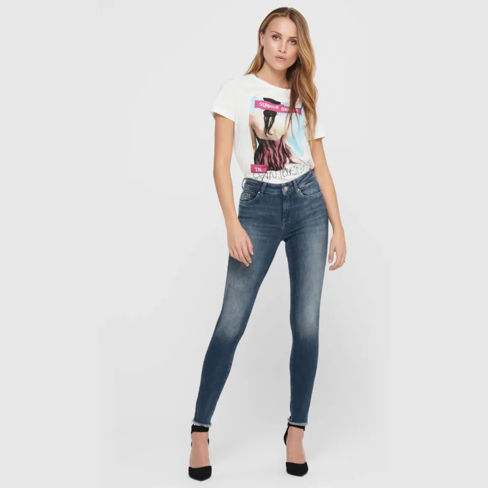Only skinny jeans ONLBLUSH blue grey denim regular Special Blue Grey Denim